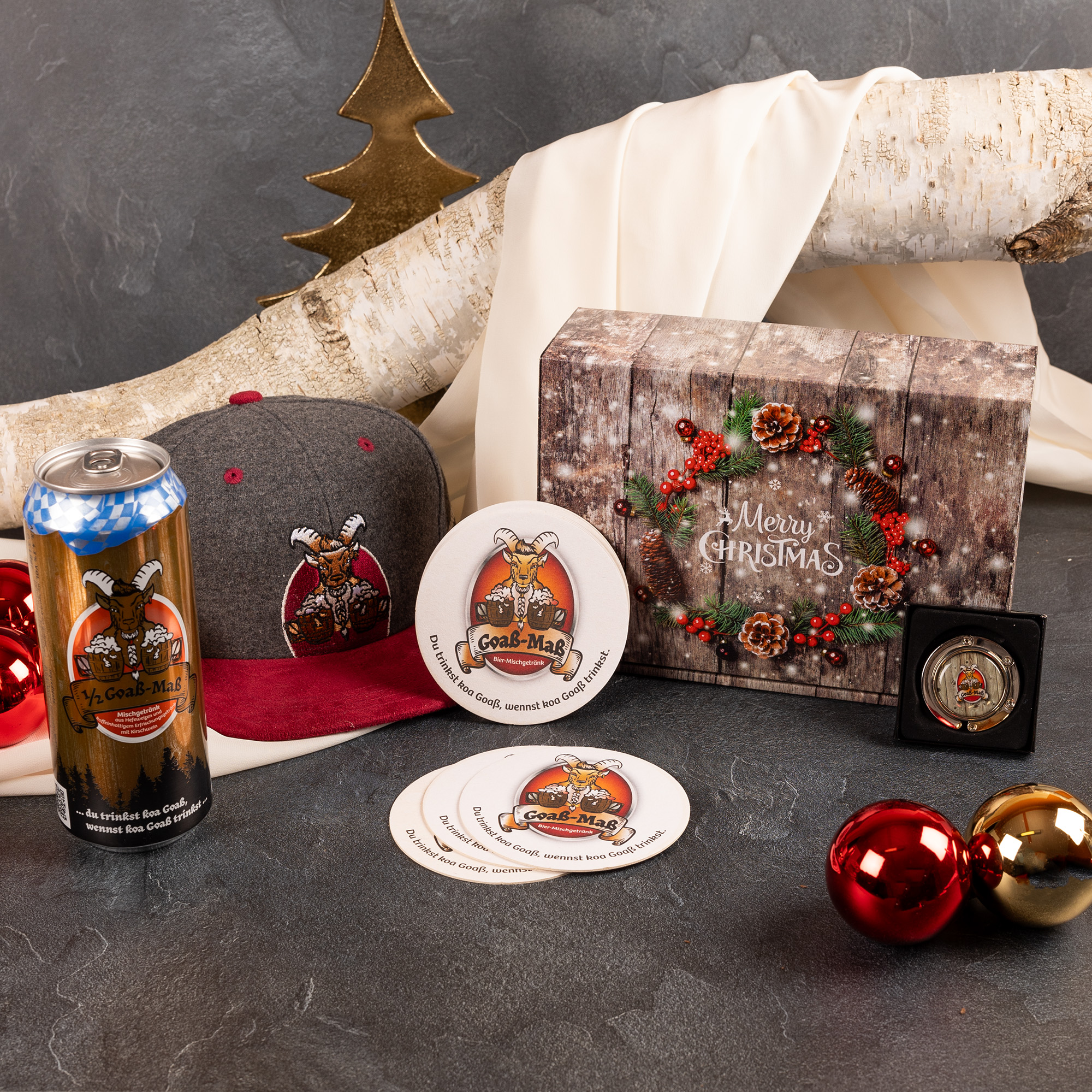 Weihnachtsbox Merry Christmas für Bierfreunde