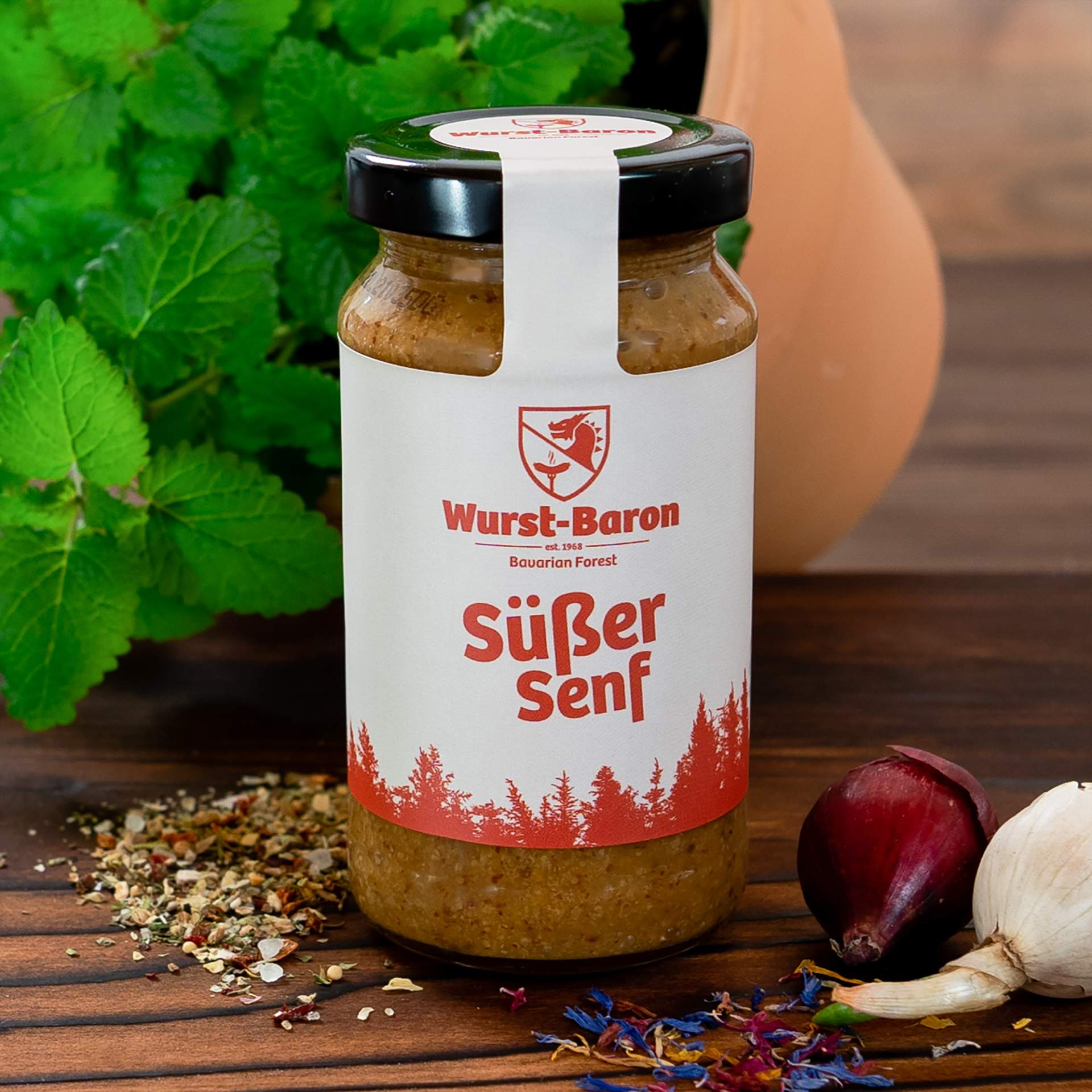 Wurst-Barons Süßer Senf im Glas 200 ml kaufen